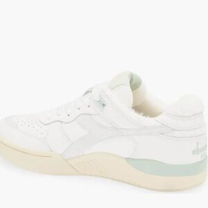 Diadora White and Cream Sneakers